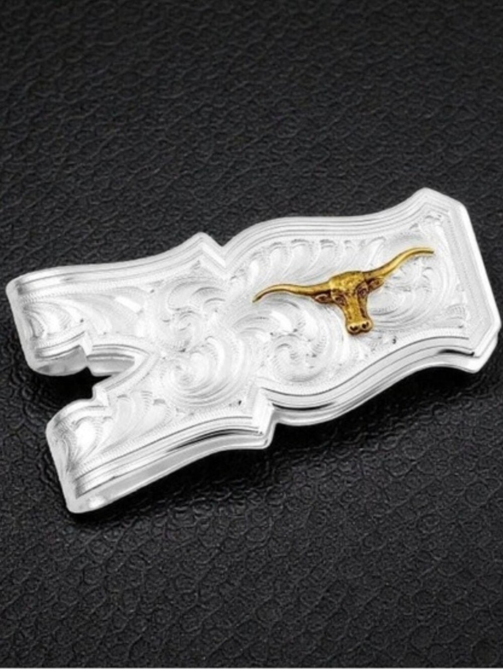Montana Silversmith Open Range Longhorn Money Clip - Retail $90 - NEW!
